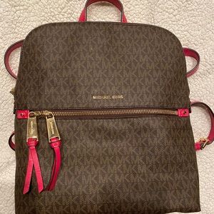 Michael Kors Rhea Medium Slim Logo Backpack